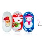 Christmas Charm Bead Set Reindeer Santa Snowman for European Bracelets - Image 3