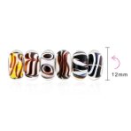 Mixed Set of 6 Sterling Silver Core Murano Glass Charm Beads for Bracelets - Image 3
