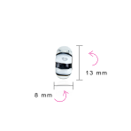 Mixed Set Sterling Silver Core Murano Glass Charm Bead for European Bracelet - Image 4