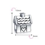 Set of 2 SUV Jeep Car and Sweet Heart New Homeowner Charm Bead Sterling Silver - Image 4