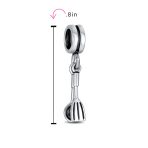 Chef Cook Culinary Utensils Dangle Charm Bead Sterling Silver for Bracelet - Image 4