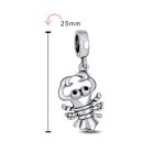 Nautical Lobster Dangle Charm Bead Sterling Silver for European Bracelets - Image 4