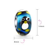 Christmas Charm Bead White Polar Bear for European Bracelet Sterling Silver Core - Image 3