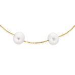 Black Freshwater Cultured Pearl Tin Cup Necklace & Bracelet Set Sterling Silver - Image 12