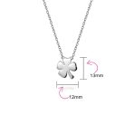 Celtic Shamrock Good Luck Charm Clover Pendant Necklace 14K Gold Plated Silver - Image 7