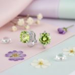 Traditional 2CT Round CZ Solitaire Clip-On Earrings - Gold Silver Non-Pierced 8MM - Image 37