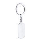 Guardian Angel Wing Feather Key Chain for Men - Oxidized Stainless Steel Dog Tag - Image 2