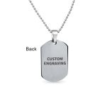 Medical ID Dog Tag Stainless Pendant Necklace 20 Inch - Image 31