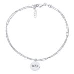 Nautical Compass Anklet Ankle Bracelet Sterling Silver 9-10 Inch - Image 5