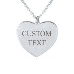 Mother Day Mother Daughter Words Best Mom Heart Pendant .925 Sterling Silver - Image 5