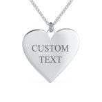 Mother Day Words Describe Your MOM Mother Heart Pendant Necklace .925 Sterling Silver - Image 5