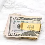 Basic Large Wide Strong Money Clip Card Holder Silver Plated Stainless Steel - Image 16