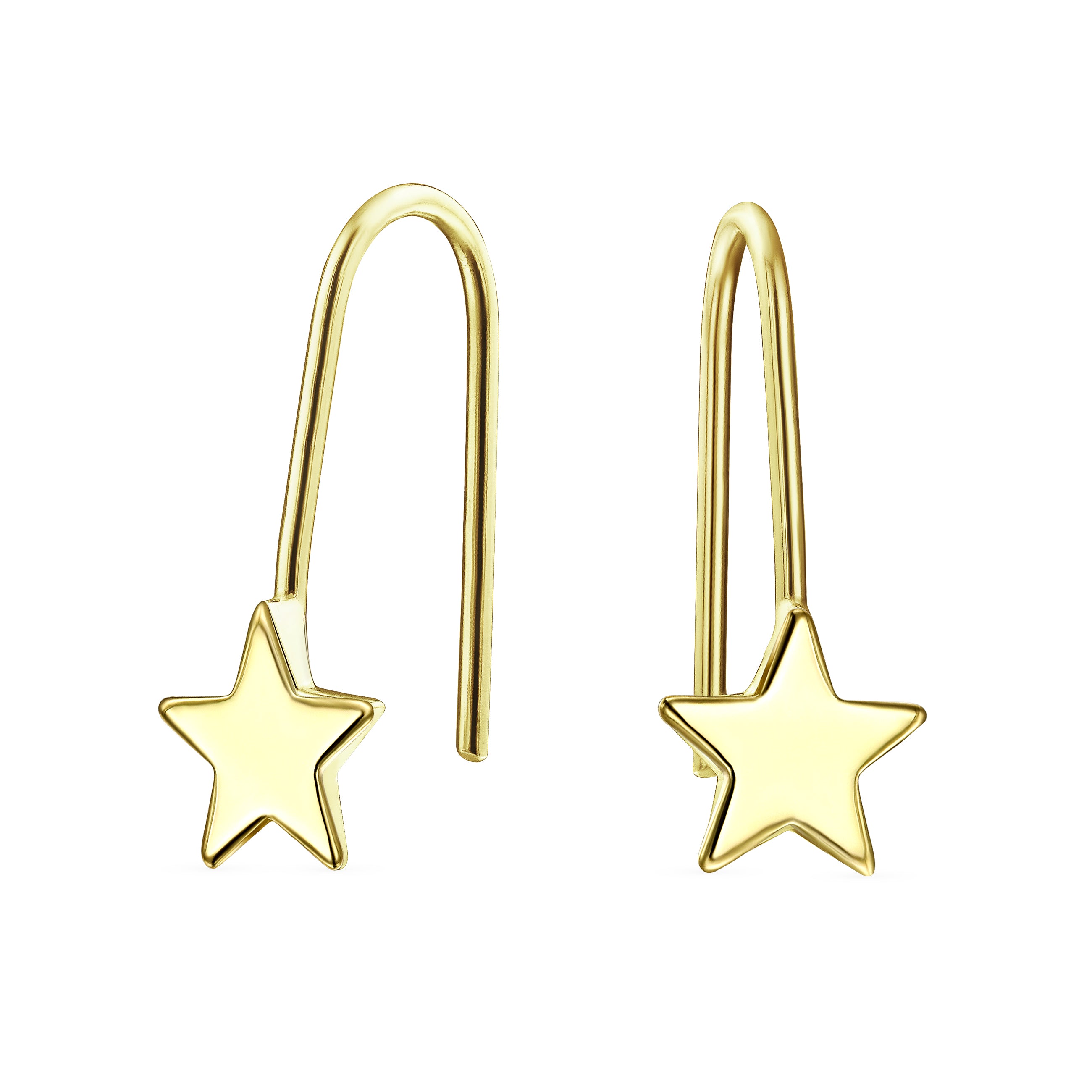 personalized-letter-miniimalist-patriotic-star-threader-earrings-gio-fe4041-01_f20d4cd1-05b7-4066-ab2b-477e8bbc7992 Minimalist Celestial Dangle Earrings in 14K Yellow Gold - USA Patriotic Style - Image 1