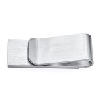 Two Tone Black Weave Inlay Carbon Fiber Money Clip Card Holder for Men - Image 2