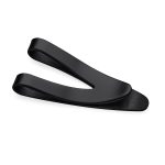 Dollar Sign Money Clip Card Holder for Men Brushed Silver Stainless Steel