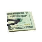 Dollar Sign Money Clip Card Holder for Men Brushed Silver Stainless Steel - Image 5