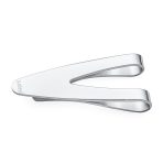 Dollar Sign Money Clip Card Holder for Men Brushed Silver Stainless Steel - Image 4