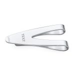 Dollar Sign Money Clip Card Holder for Men Brushed Silver Stainless Steel - Image 10