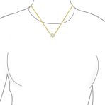 Traditional Magen Judaic Star Of David Pendant Necklace 14K Gold Plated Silver - Image 4