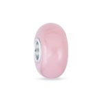 Smooth Opaque Murano Glass Charm Bead for European Bracelets Sterling Silver