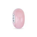 Smooth Opaque Murano Glass Charm Bead for European Bracelets Sterling Silver