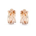Classic Celtic Knot Clip-On Earrings Two Tone For Non-Pierced Ears Gold Plated - Image 6