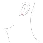 4CTW Round Yellow CZ Solitaire Stud Earrings & Pendant Necklace Set .925 Sterling Silver - Image 31