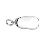 Baby Shoe Charm Pendant Necklace New Mothers CZ Silver - Image 4