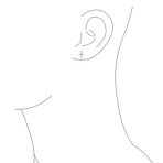 Egyptian Ankh Cross Sterling Silver Small Stud Earrings - Image 9