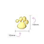 BFF Animal Lover Pet Dog Cat Paw Print Stud Earrings Pendant Set .925 Sterling Silver - Image 11