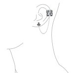 Set of 2 Celtic Viking Ear Cuff Cartilage Swirl Trinity Triskele Wrap Earrings - Image 4