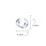 Set of 2 Tiny Geometric Helix Wrap Ear Cuff Cartilage Earrings Gold Plated - Image 4
