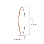 Delicate Minimalist Modern Long Thin Linear Threader Earrings Sterling Silver - Image 12