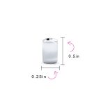 Simple Wide Huggie Hoop Earrings Gold Plated .925 Sterling Silver Polished Hinge Closure - Image 7