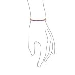 Classic 12CTW Cubic Zirconia Solitaire CZ Tennis Bracelet Gold Plated 7.5 Inch - Image 7