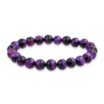Natural Stone Multi Color Stackable Round 8MM Ball Beads Strand Stretch Bracelet - Image 7
