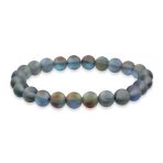 Natural Stone Multi Color Stackable Round 8MM Ball Beads Strand Stretch Bracelet - Image 24