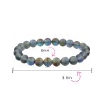 Natural Stone Multi Color Stackable Round 8MM Ball Beads Strand Stretch Bracelet - Image 80