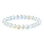 Natural Stone Multi Color Stackable Round 8MM Ball Beads Strand Stretch Bracelet - Image 23