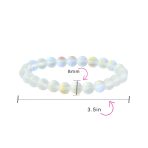 Natural Stone Multi Color Stackable Round 8MM Ball Beads Strand Stretch Bracelet - Image 79