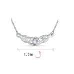 Traditional Irish Celtic Trinity Collar Necklace with Color Changing Moonstone - Image 4