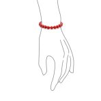 Natural Stone Multi Color Stackable Round 8MM Ball Beads Strand Stretch Bracelet - Image 57