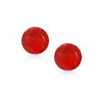 10MM Natural Gemstone Drop Ball Earrings Sterling Silver - Image 9
