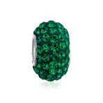 Christmas Charm Bead Set Red White Green Crystal for European Bracelets - Image 5