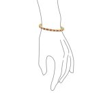 CZ Tennis Bracelet 12CT 4 Prong Gold Plated Brass 7.5 Inch - Image 7