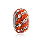 Christmas Charm Bead Tree Candy Cane Reindeer 14K Gold Plated Silver Bracelet - Image 4