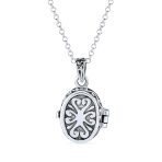 Religious Cross Prayer Box Locket Necklace Pendant Holder .925 Sterling Silver - Image 2
