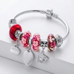Graduation Cap Honor Student Good Luck Charms Bangle Sterling Silver - Image 2