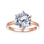 Classic 1.5CT Cubic Zirconia 6 Prong CZ Solitaire Engagement Ring Sterling Silver - Image 20