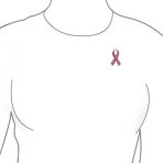 Cancer Awareness Brooche Pin Pink Crystal Enamel Support Symbol Jewelry - Image 5